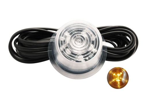 [46350194-C] Gylle Side Marker 6-LED Amber with Clear Lens
