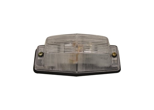 [46350273] Dubbelbrander wit - transparante lens