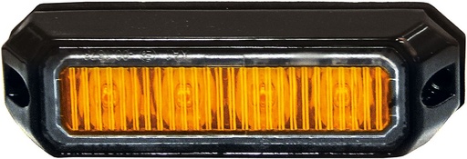 [5850175HP-AM] Flitser "Mini" 4 Led x 3 W - Amber