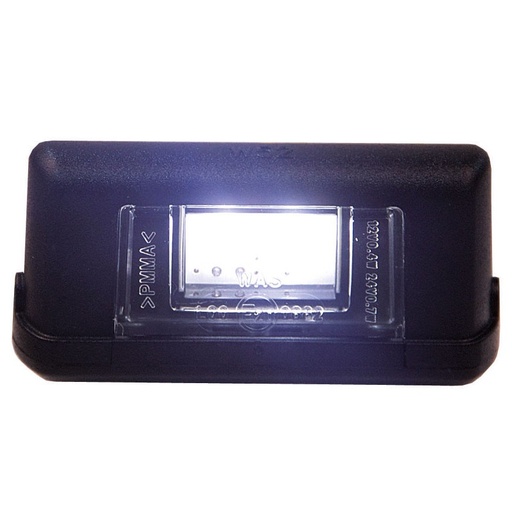 [5800032-S] Kentekenplaatlicht 3 LED 12-24V - Zwart