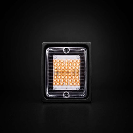 [5800127] iZELED Blok Knipperlamp Helder Glas