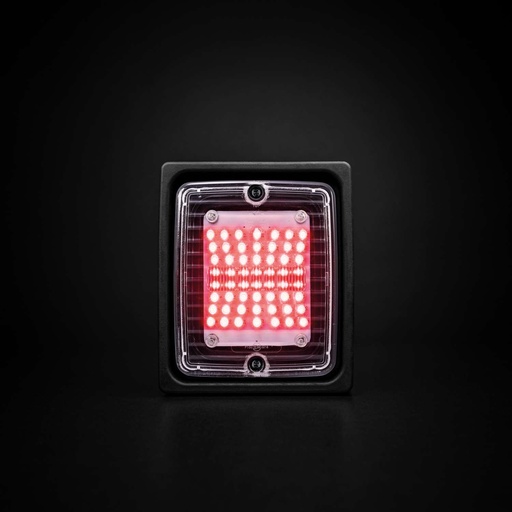 [5800128] iZELED Blok Mistachterlamp Helder Glas