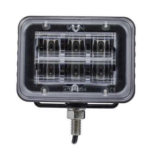 [5800219] Flitslamp Oranje 6 x 3W LEDs + Montagebeugel