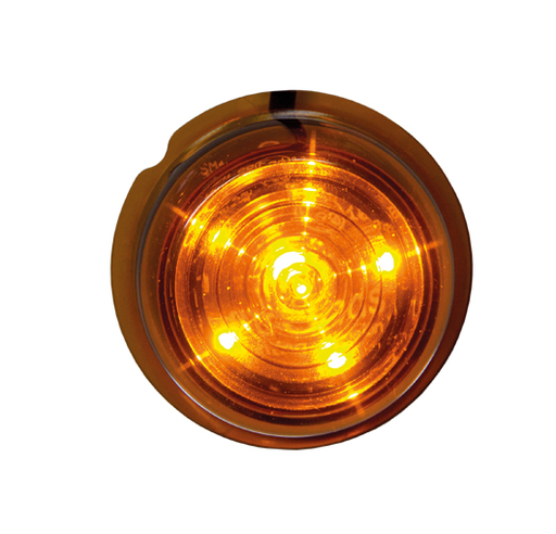 [5800400-2] Viking LED Unit Amber with Amber Lens 12/24V
