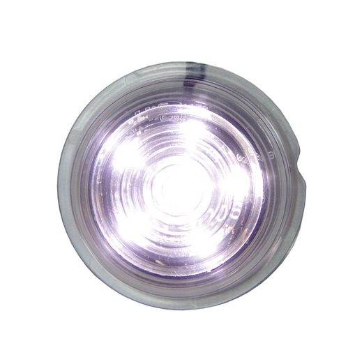 [5800402] Viking LED Unit White with Clear Lens 12/24V