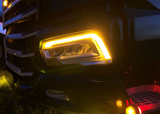 [463249210] DRL LED Units voor DAF NGD 2021 - Oranje