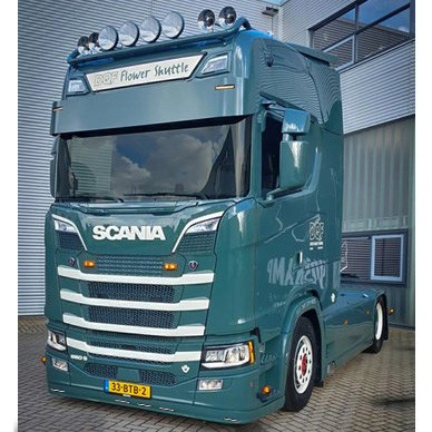[2SCNGOSXS5NT9] Bumperspoiler Scania NextGen | Type 9 | Hoge Bumper | 5 Lampgaten