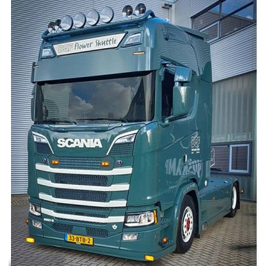 [2SCNGOSXSTLGT9] Bumperspoiler Scania Next Generation - Type 9 - Hoge Bumper - Talmu Geel