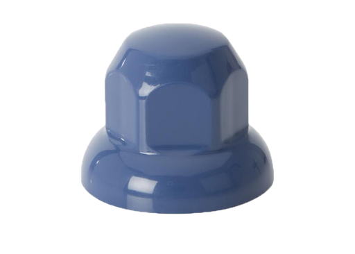 [31101312B] 20-Pack Kunststof Wielmoerdoppen Blauw | Ø32mm