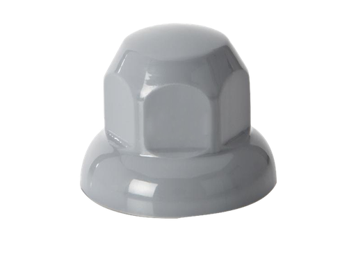 [31101313G] (33mm) Kunststof grijze wielmoerdoppen (20 stuks)