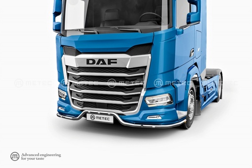 [82850313] RVS Spoilerbar "K-Liner" voor DAF NGD XF/XG/XG+ | 5 Witte + 2 Oranje LEDs