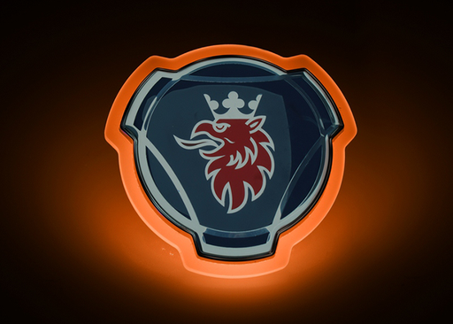 [463240873O] Scania LED embleem Oranje