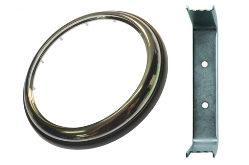 [46350101] Chrome Ring for Surface Mounted Rear Lights 140mm