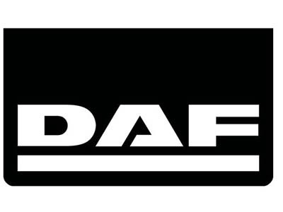[46500518] KUNSTSTOF ZWARTE SPATLAP MET DAF WIT | 600X350MM