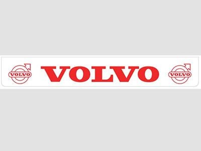 [46500911] Spatlap Achterbumper voor Volvo | Wit met Rode opdruk | 238x35cm