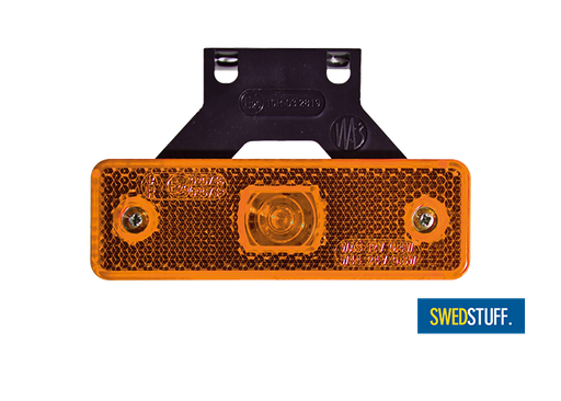 [5808808] Swedstuff Oranje LED Zijmarkerings- / Positielicht + Houder