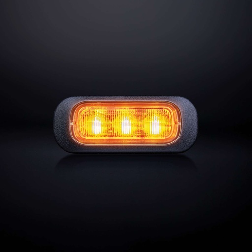 [5850400] Dark Knight LED-flitser 3-LED Amber - Heldere Lens